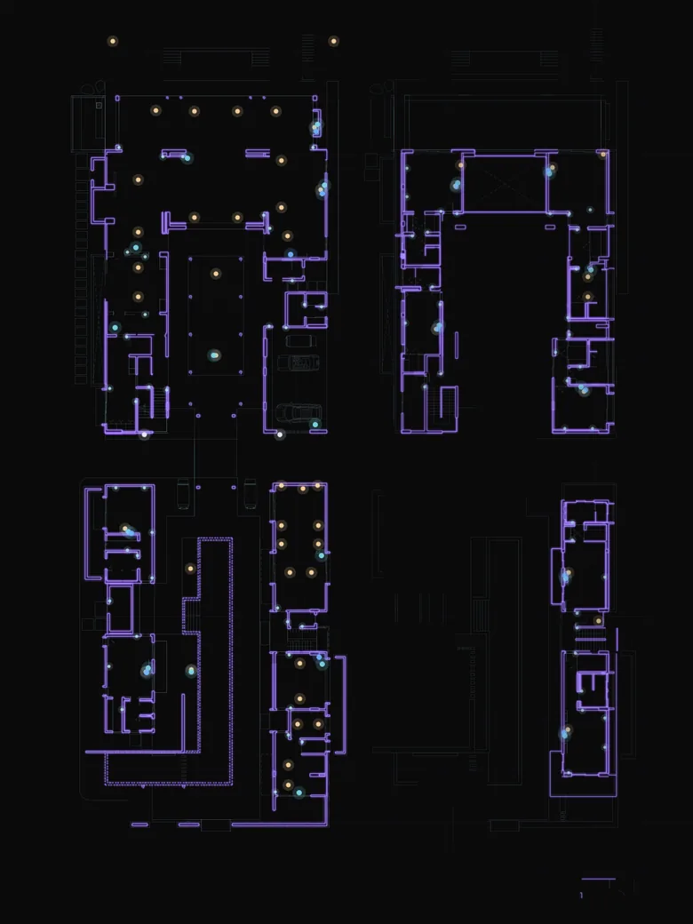 Serena 18 — X-ray blueprint of the AV and network system